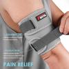 imageFEATOL Bicep Tendonitis Brace Compression Sleeve Support Upper Arm Brace Tricep Bicep Support Bands for Men and Women Arm Wrap Pain Relief for Muscle Strains and InflammationBlack LargeGray