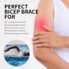 imageFEATOL Bicep Tendonitis Brace Compression Sleeve Support Upper Arm Brace Tricep Bicep Support Bands for Men and Women Arm Wrap Pain Relief for Muscle Strains and InflammationBlack LargeBlack