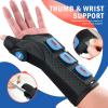 imageFEATOL Carpal Tunnel Wrist Brace Night Support Thumb Spica Splint Right Hand for De Quervains Tenosynovitis Tendonitis Wrist Brace With Thumb SupportSmallMediumWomen ampamp Men BlackLargeXLargePack of 1