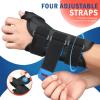 imageFEATOL Carpal Tunnel Wrist Brace Night Support Thumb Spica Splint Right Hand for De Quervains Tenosynovitis Tendonitis Wrist Brace With Thumb SupportSmallMediumWomen ampamp Men BlackLargeXLargePack of 1