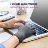 imageFEATOL Compression Arthritis Glove with Wrist Brace Comfortable Fingerless Carpal Tunnel Hand Gloves for Women Night Support Pain Relief for Rheumatoid Arthritis Work Typing  Right Hand MediumLarge