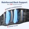 imageFEATOL Lower Back Brace with 5 Reinforced Stays for Women and Men Adjustable SnugFit Lumbar Support Belt for Work Size L Waist 343quot394quotBlack