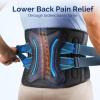 imageFEATOL Lower Back Brace with 5 Reinforced Stays for Women and Men Adjustable SnugFit Lumbar Support Belt for Work Size L Waist 343quot394quotBlack