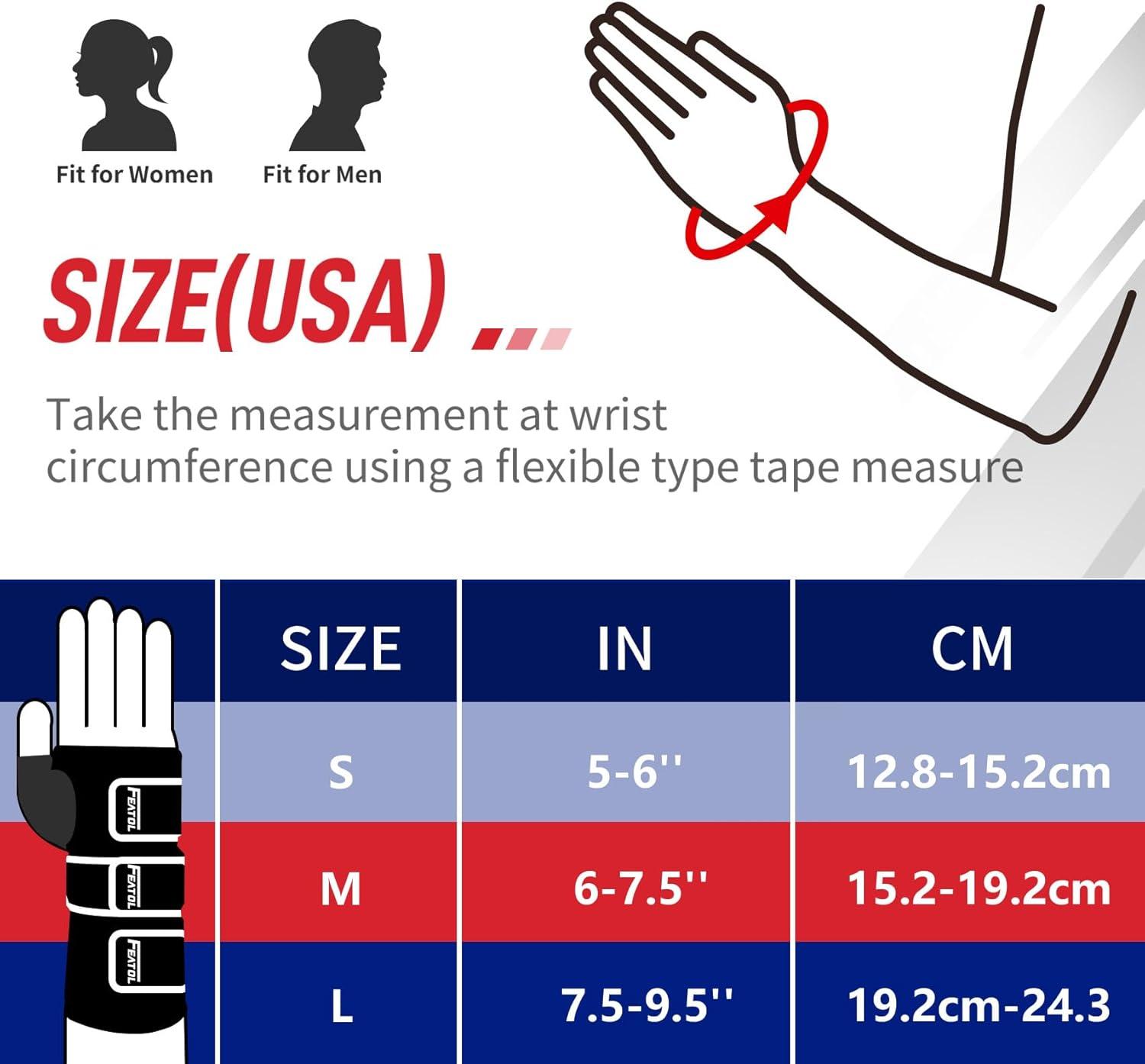 imageFEATOL Resting Hand Splint Stroke Night Immobilizer with Removable Splints Pain Relief For Carpel Tunnel Stroke Recovery Arthritis TendinitisFunctional Support Wrist Finger BraceRight Hand MediumFor Men and WomenMedium