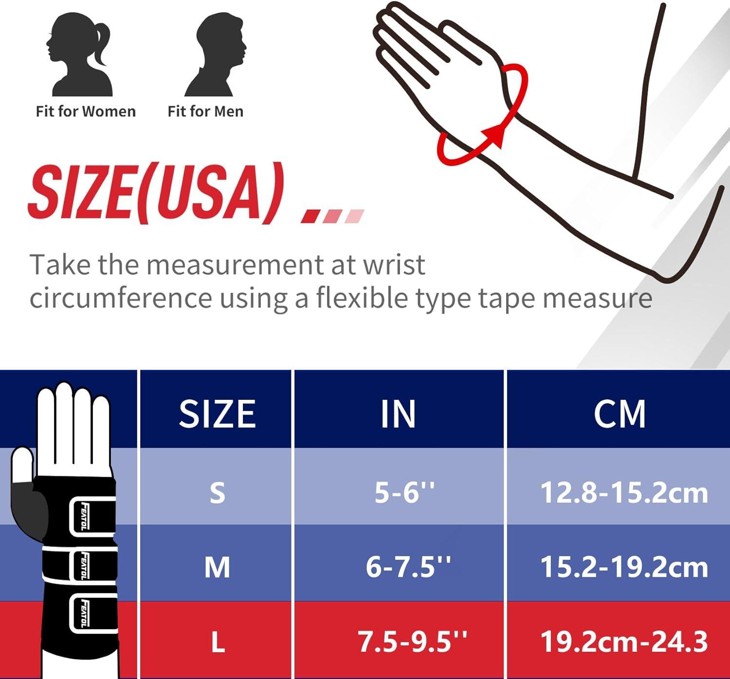 imageFEATOL Resting Hand Splint Stroke Night Immobilizer with Removable Splints Pain Relief For Carpel Tunnel Stroke Recovery Arthritis TendinitisFunctional Support Wrist Finger BraceRight Hand MediumFor Men and WomenLarge