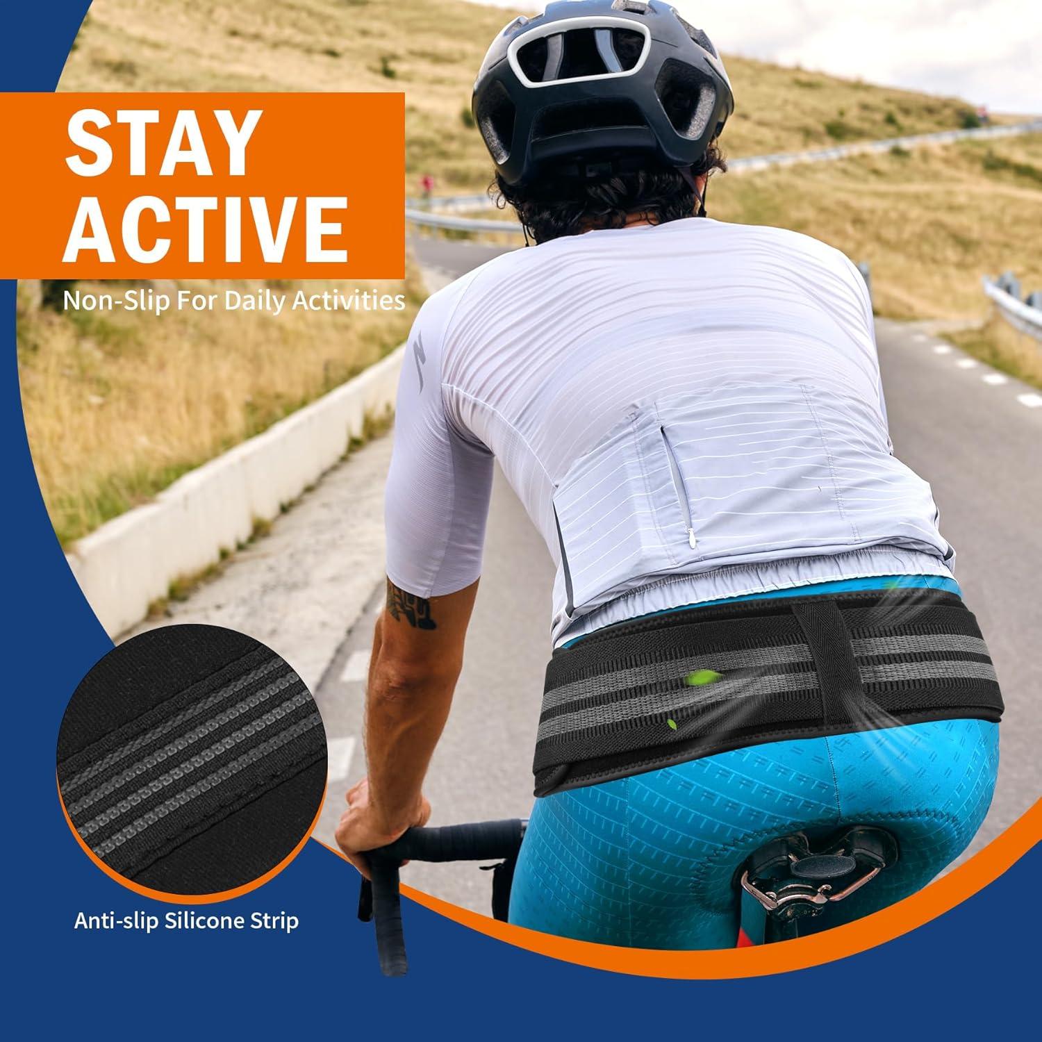 imageFEATOL SI Sacroiliac Belt for Sciatica Pain ReliefExtra Compression Support Hip Brace for Pelvic Sciatica Trochanteric SI Joint Belt for Men WomenMediumLarge