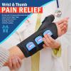 imageFEATOL 2 Pack Wrist Brace with Thumb Spica Splint for De Quervains Tenosynovitis Carpal Tunnel Tendonitis ArthritisThumb Brace for Pain ReliefLeft And Right HandMediumLargeBlack Blue