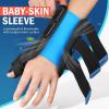 imageFEATOL 2 Pack Wrist Brace with Thumb Spica Splint for De Quervains Tenosynovitis Carpal Tunnel Tendonitis ArthritisThumb Brace for Pain ReliefLeft And Right HandMediumLargeBlack Blue
