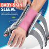 imageFEATOL 2 Pack Wrist Brace with Thumb Spica Splint for De Quervains Tenosynovitis Carpal Tunnel Tendonitis ArthritisThumb Brace for Pain ReliefLeft And Right HandMediumLargeWhite Pink