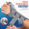 imageFEATOL 2 Pack Wrist Brace with Thumb Spica Splint for De Quervains Tenosynovitis Carpal Tunnel Tendonitis ArthritisThumb Brace for Pain ReliefLeft And Right HandMediumLargeWhite Pink