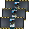 imageFEATOL Anti Fatigue Mat Industrial Ergonomic Standing Floor Mat for Work for Stand Black with Yellow Border Safety 20quot x 39quotSupport for Leg ampamp Back PainYellow Border