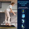 imageFEATOL Anti Fatigue Mat Industrial Ergonomic Standing Floor Mat for Work for Stand Black with Yellow Border Safety 20quot x 39quotSupport for Leg ampamp Back PainYellow Border