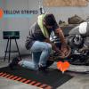 imageFEATOL Anti Fatigue Mat Industrial Ergonomic Standing Floor Mat for Work for Stand Black with Yellow Border Safety 20quot x 39quotSupport for Leg ampamp Back PainOrange Border