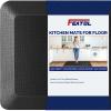imageFEATOL Anti Fatigue Mat for Standing 910 Extra Thick Ergonomic Standing Desk Mat Comfort ampamp Durable Memory Foam Standing Mat at HomeOffice All Day 20quot x 32quot BlackBlack