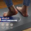 imageFEATOL Anti Fatigue Mat for Standing 910 Extra Thick Ergonomic Standing Desk Mat Comfort ampamp Durable Memory Foam Standing Mat at HomeOffice All Day 20quot x 32quot BlackGrey