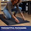 imageFEATOL Anti Fatigue Mat for Standing 910 Extra Thick Ergonomic Standing Desk Mat Comfort ampamp Durable Memory Foam Standing Mat at HomeOffice All Day 20quot x 32quot BlackBlack