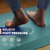imageFEATOL Anti Fatigue Mat for Standing 910 Extra Thick Ergonomic Standing Desk Mat Comfort ampamp Durable Memory Foam Standing Mat at HomeOffice All Day 20quot x 32quot BlackGreen