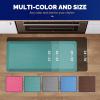 imageFEATOL Anti Fatigue Mat for Standing 910 Extra Thick Ergonomic Standing Desk Mat Comfort ampamp Durable Memory Foam Standing Mat at HomeOffice All Day 20quot x 32quot BlackGreen