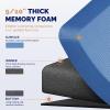 imageFEATOL Anti Fatigue Mat for Standing 910 Extra Thick Ergonomic Standing Desk Mat Comfort ampamp Durable Memory Foam Standing Mat at HomeOffice All Day 20quot x 32quot BlackBlue