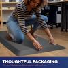 imageFEATOL Anti Fatigue Mat for Standing 910 Extra Thick Ergonomic Standing Desk Mat Comfort ampamp Durable Memory Foam Standing Mat at HomeOffice All Day 20quot x 32quot BlackGrey