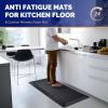 imageFEATOL Anti Fatigue Mat for Standing 910 Extra Thick Ergonomic Standing Desk Mat Comfort ampamp Durable Memory Foam Standing Mat at HomeOffice All Day 20quot x 32quot BlackBlack