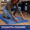 imageFEATOL Anti Fatigue Mat for Standing 910 Extra Thick Ergonomic Standing Desk Mat Comfort ampamp Durable Memory Foam Standing Mat at HomeOffice All Day 20quot x 32quot BlackBlue