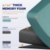 imageFEATOL Anti Fatigue Mat for Standing 910 Extra Thick Ergonomic Standing Desk Mat Comfort ampamp Durable Memory Foam Standing Mat at HomeOffice All Day 20quot x 32quot BlackGreen