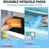 imageFEATOL Bicep Tendonitis Brace with 2 Gel Ice Packs Upper Arm Brace Tricep Compression Sleeve Support Hot ampamp Cold Therapy for Men and Women Pain Relief for Muscle StrainsInflammation Black with 2 ice packs LargeBlack with 2 ice packs