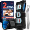 imageFEATOL Carpal Tunnel Wrist Brace Night Support 2 Pack  Wrist Splint for Pain Relief Tendonitis Sprained Arthritis  Metal Splint Stabilizer With Hand Brace FOR Sleeping Women Men RightampampLeftMLMediumLarge Pack of 1