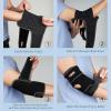 imageFEATOL Elbow Brace for Tendonitis and Tennis Adjustable Golfers Elbow Brace for Men and Women Pain Relief for Cubital Tunnel Syndrome Bursitis Ulnar Nerve Entrapment Black MediumBlack