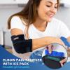 imageFEATOL Elbow Brace with Ice Pack for Tendonitis and Tennis ElbowPain Relief for Cubital Tunnel Ulnar Nerve Entrapment BursitisReusable Ice Pack Brace for Men and Women MediumSmall