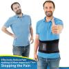 imageFEATOL Gel Pack Back BraceLumbar Support for Back Pain Relief Herniated Disc Sciatica Scoliosis  Breathable Material Design with Heat ampamp Ice Gel Pack for Men ampamp Women LargeXLargeLargeXLarge Pack of 1