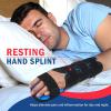 imageFEATOL Resting Hand Splint Stroke Night Immobilizer with Removable Splints Pain Relief For Carpel Tunnel Stroke Recovery Arthritis TendinitisFunctional Support Wrist Finger BraceRight Hand MediumFor Men and WomenMedium