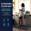 imageFEATOL Anti Fatigue Comfort Mat Thick Ergonomic Kitchen Floor Mats for Office Kitchens NonSlip Bottom Relieves Foot Knee and Back Pain Phthalate Free 20x59x910Inch59L x 20W x 09Th