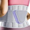 imageFEATOL Back Brace Support BeltLumbar Support Back Brace for Back Pain Sciatica Scoliosis Herniated Disc Adjustable Support StrapsLower Back Brace with Removable Lumbar Pad for Men ampamp WomenGrey