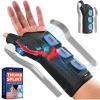 imageFEATOL Carpal Tunnel Wrist Brace Night Support Thumb Spica Splint Right Hand for De Quervains Tenosynovitis Tendonitis Wrist Brace With Thumb SupportSmallMediumWomen ampamp Men BlackLargeXLargePack of 1