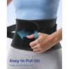 imageFEATOL Back Brace for Lower Back Pain Women Men Removable DualSide Spine Lumbar Pad with Snug Fit Adjustable Support Belt for Work Orange Size L 34539Orange