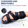 imageFEATOL Resting Hand Splint with Thumb Support for Men and Women Adjustable Night Hand Brace Splint for Carpal Tunnel Arthritis Tendinitis Stroke Recovery Right LargeXLargeBlack