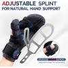 imageFEATOL Resting Hand Splint with Thumb Support for Men and Women Adjustable Night Hand Brace Splint for Carpal Tunnel Arthritis Tendinitis Stroke Recovery Right LargeXLargeBlack