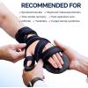 imageFEATOL Resting Hand Splint with Thumb Support for Men and Women Adjustable Night Hand Brace Splint for Carpal Tunnel Arthritis Tendinitis Stroke Recovery Right LargeXLargeBlack