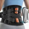 imageFEATOL Back Brace for Lower Back Pain Women Men Removable DualSide Spine Lumbar Pad with Snug Fit Adjustable Support Belt for Work Orange Size L 34539Orange