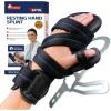 imageFEATOL Resting Hand Splint with Thumb Support for Men and Women Adjustable Night Hand Brace Splint for Carpal Tunnel Arthritis Tendinitis Stroke Recovery Right LargeXLargeBlack