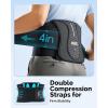 imageFEATOL Back Brace for Lower Back Pain with Removable Support Pad Adjustable Dual Lumbar Support for Women Men Herniated Disc Sciatica amp Strain Size SM 244298Black